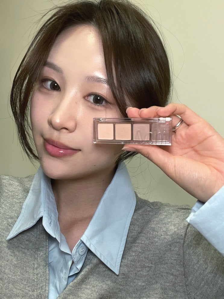 세상에 이런 맛있는 컬러만 쏙쏙 모은 4구 팔레트는 없었다.. 벨르메종 선생님들의 노하우 담아 만든... ✨레이어 스텝 팔레트 02 뮤티드 브라운✨