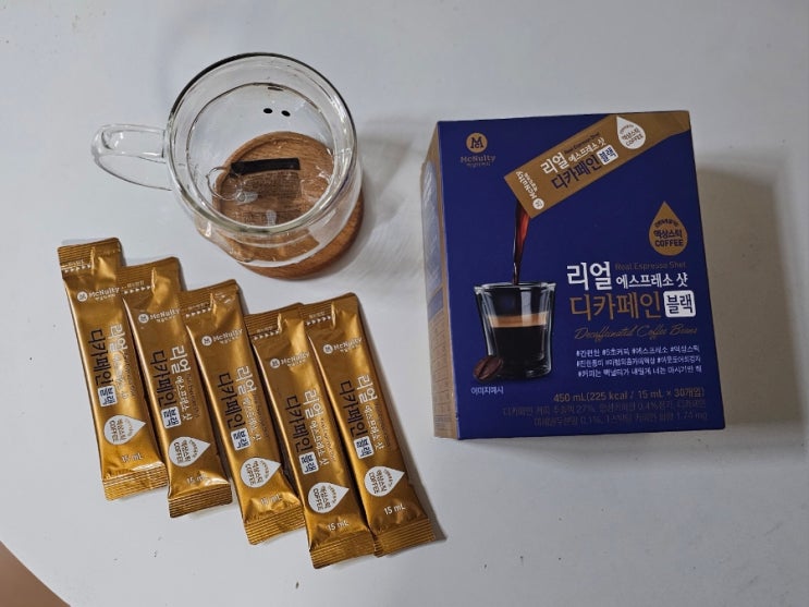 한국맥널티 디카페인 액상스틱 리얼에스프레소샷 맛있다