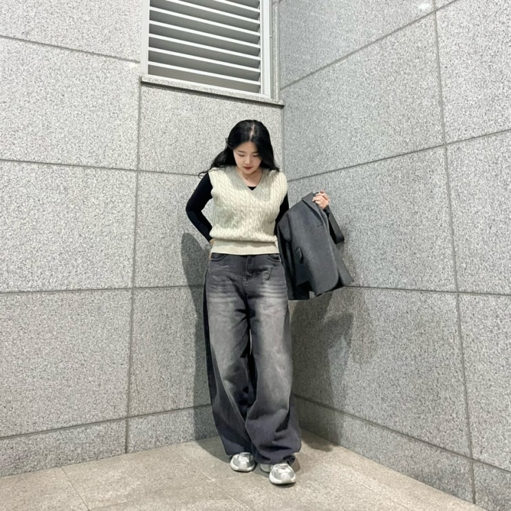 여자 청바지 추천 스탠다드에러 벌룬핏 데님팬츠 어디든 입기 좋아
