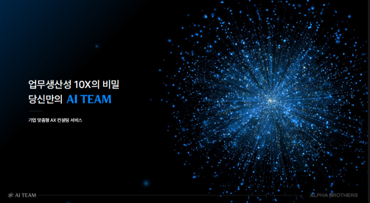 기업맞춤형AI 도입을 위한 AI TEAM 활용 하는 방법