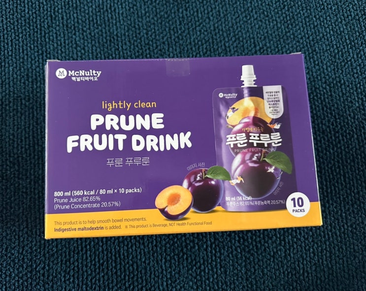 맥널티바이오 쾌변 변비에좋은과일 푸른주스효과