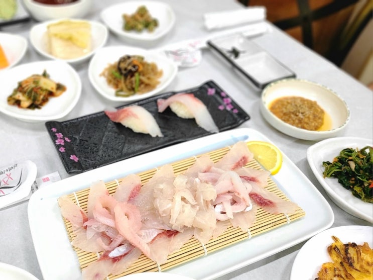 마산횟집 추천 생스쿠바횟집 든든한 회정식 구성이 좋은 점심특선