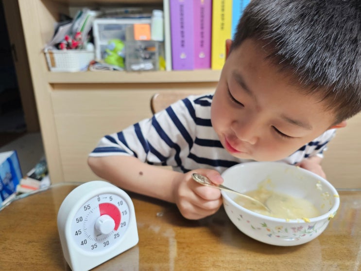 무소음 뽀모도로 타이머 아이의 집중력향상 시간관리템으로 추천