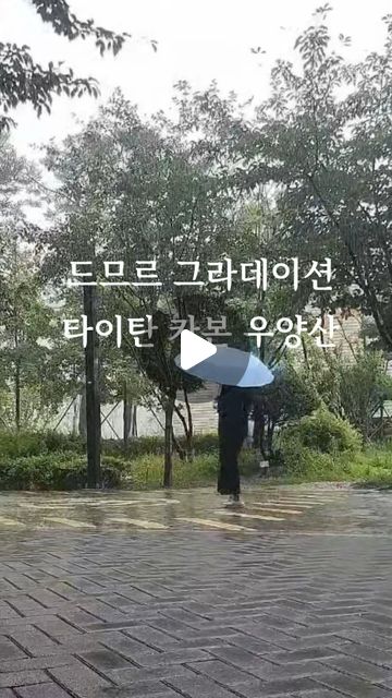 레타 on Instagram: "#광고 요즘 비가 정말 많이 오죠? 그러다가도 또 햇빛이 너무 쨍쨍해서 괴롭고 ㅠㅠ 저는 #우산 #양산 모두 활용 가능한 #드므르 그라데이션 #타이탄카본 #우양산 사용 중인