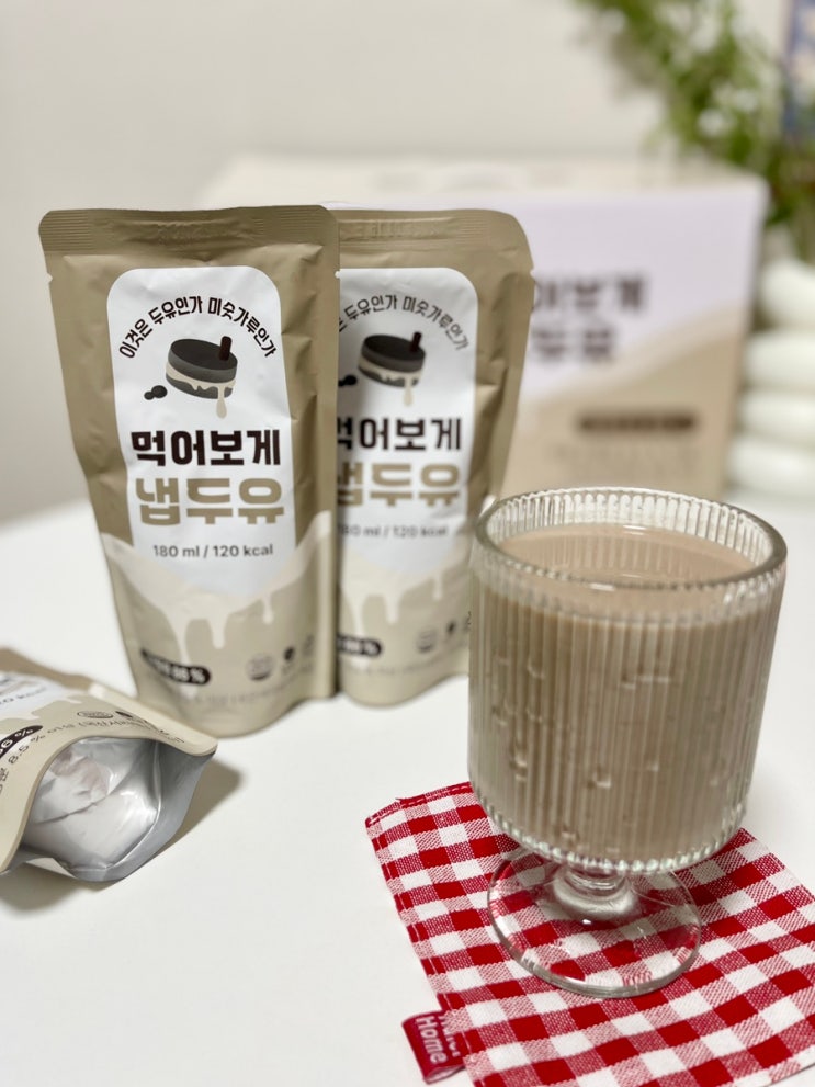 국산콩두유 진하고 고소한 서리태콩물두유