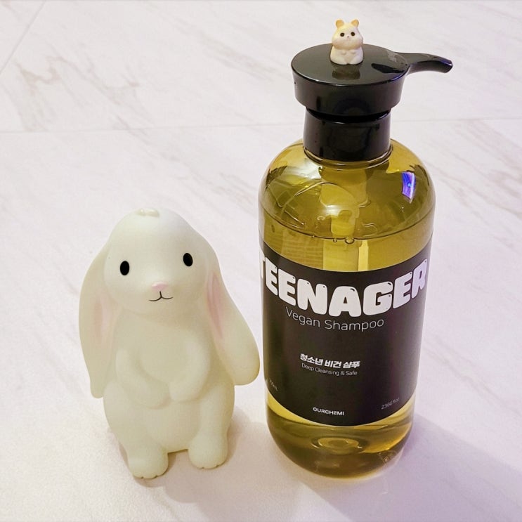 비건 청소년 샴푸 추천, OURCHEMI 틴에이저 샴푸 700mL 사용후기