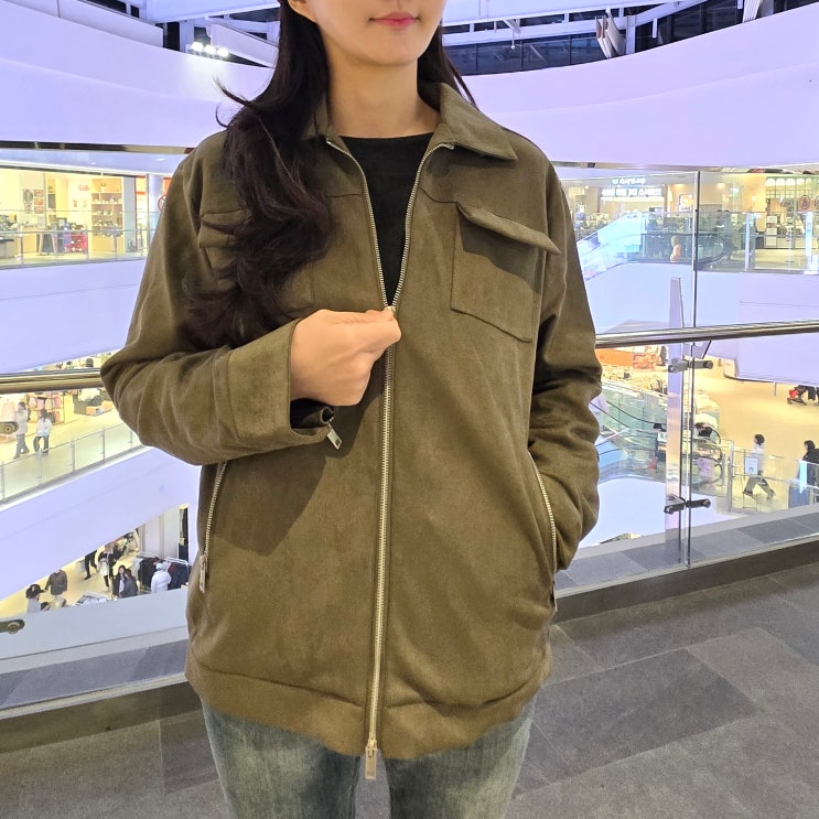 아이러니포르노 86-IRO072 크루얼티프리 솔리드 스탠다드 스웨이드 자켓 : 남여공용자켓 데일리룩
