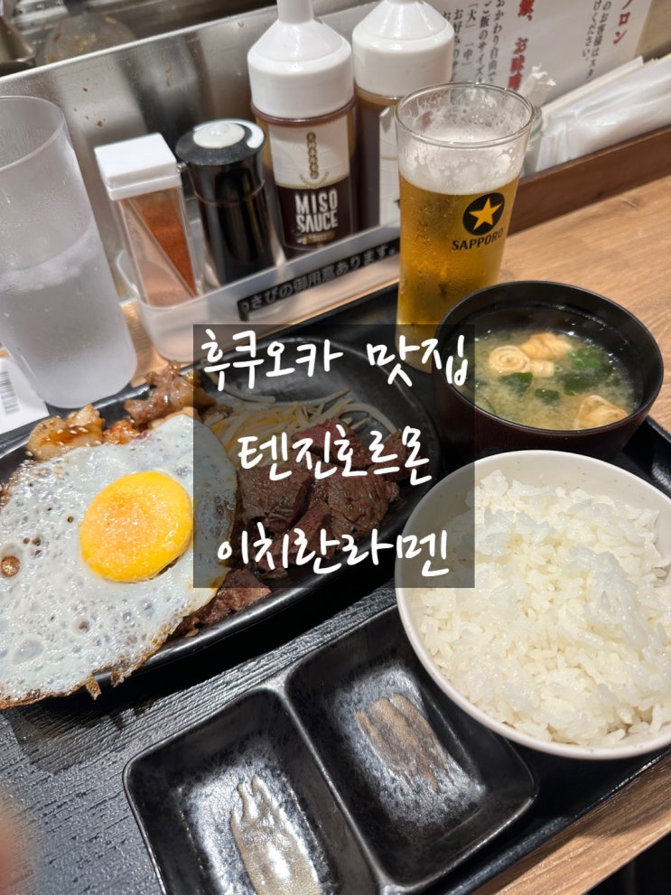 여자 혼자 후쿠오카 맛집 여행기  : 이치란 라멘 / 텐진호르몬 하카타역점 / 반려동물 용품점 P2 방문