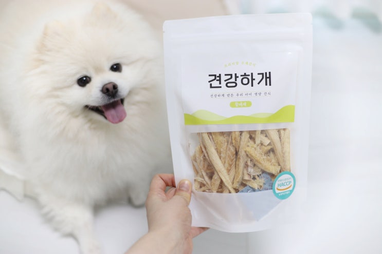 강아지황태채 강아지수제간식으로 견강하개 추천​해요!