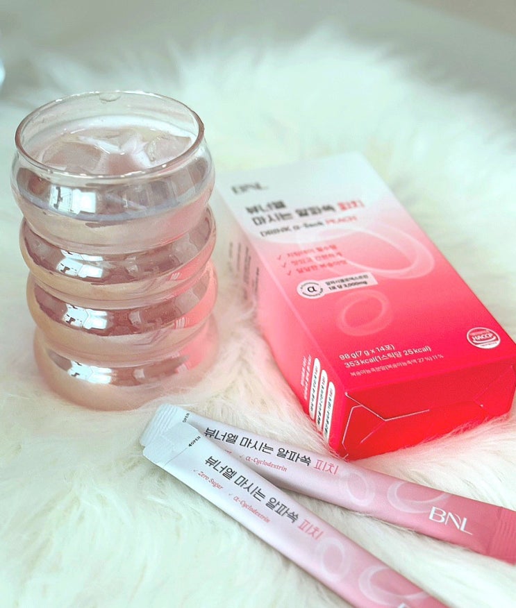 [ 뷰너엘 ] 마시면서 지방 배출하는 이너뷰티 마시는 알파 쏙 피치 맛 🖤