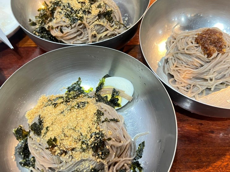 부산 송정 맛집 삼교리 동치미 막국수 3가지 버전으로 즐겨보기