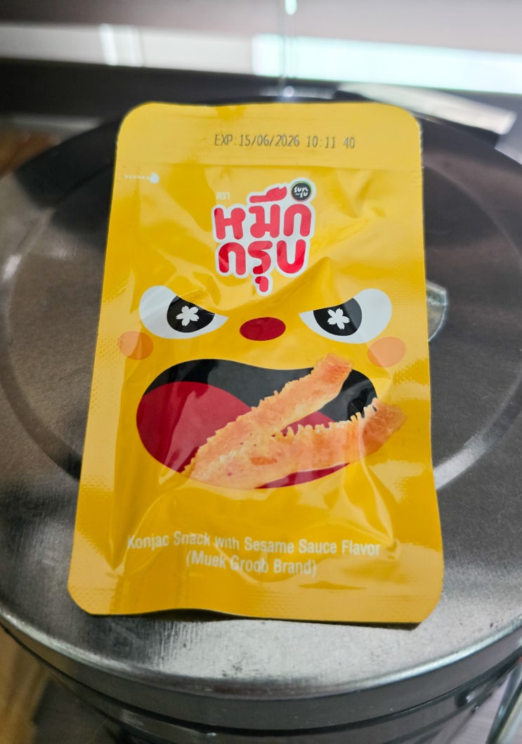 마곤젤 열풍! 태국스낵 믁끄럽 마라곤약젤리 다이어트 곤약젤리 솔직 후기