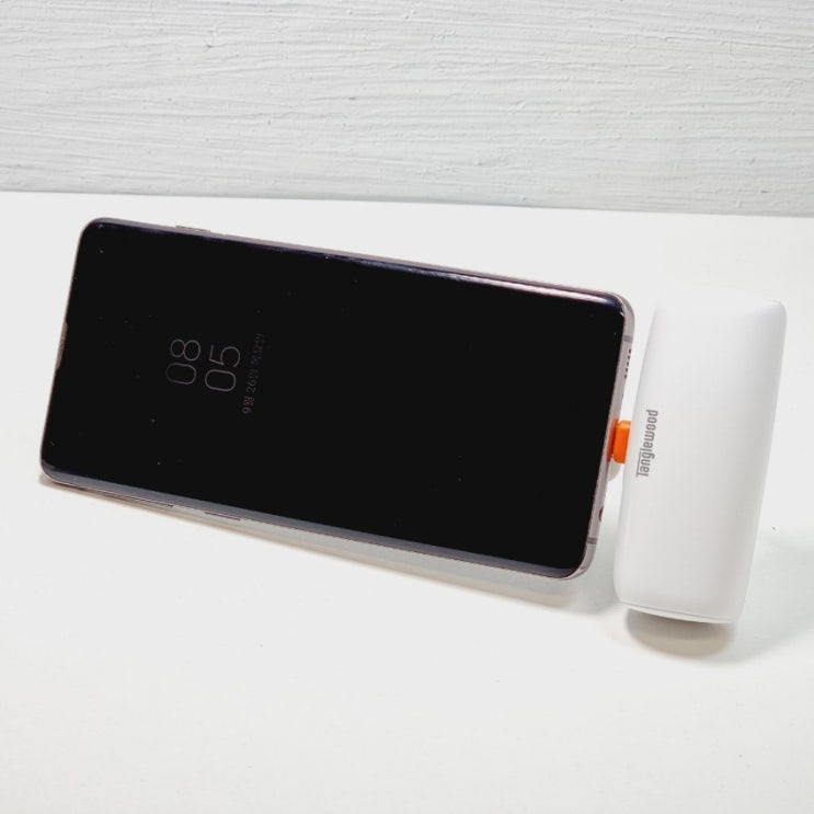 탱글우드 도킹형 보조배터리 5000mAh C타입 일체형 미니배터리