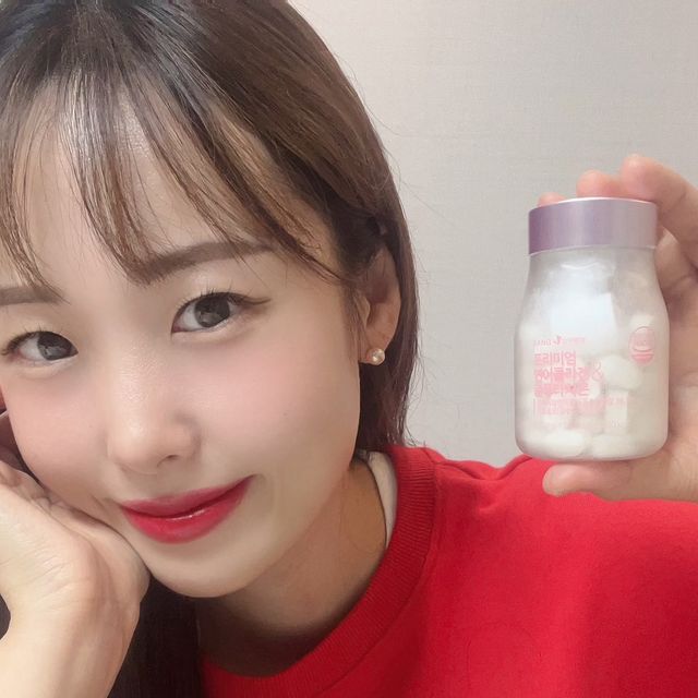 샐리 하우스 🏠 on Instagram: "#광고 #샐리뷰티💄 @sanga_pharm 요즘 하루에 꼭꼭 챙기는 #콜라겐 🤍 하루 2정 섭취로 간편하게 #피부관리 하기🤗 . . 🏷 #상아제약 #프리미엄연어콜라겐 ▫️100%