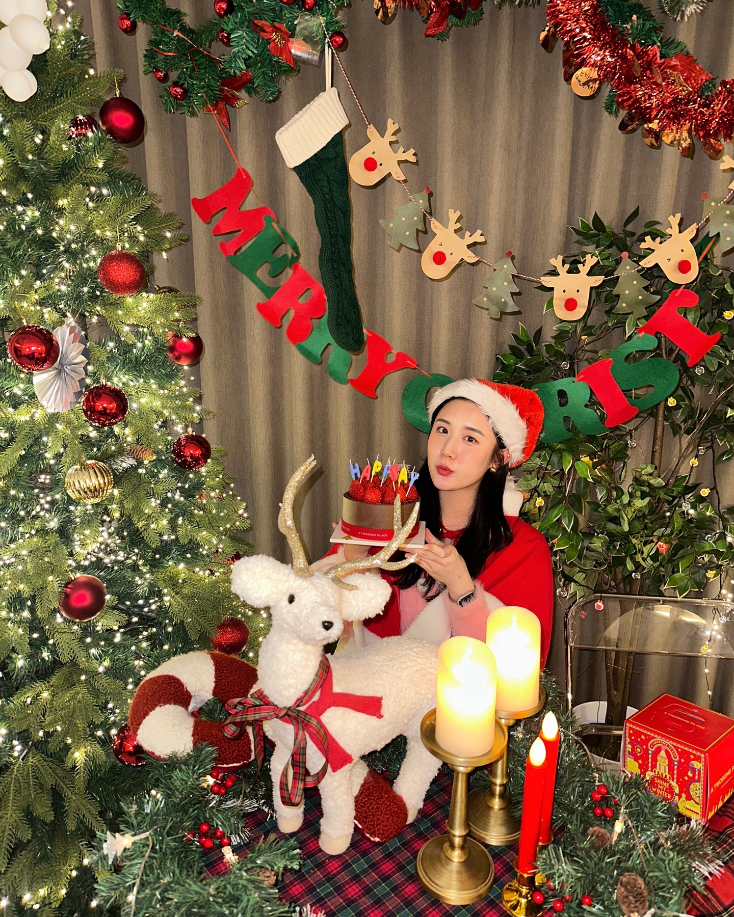 24년 마무리도 잘 하는 중••🧣💗
#christmas #2024