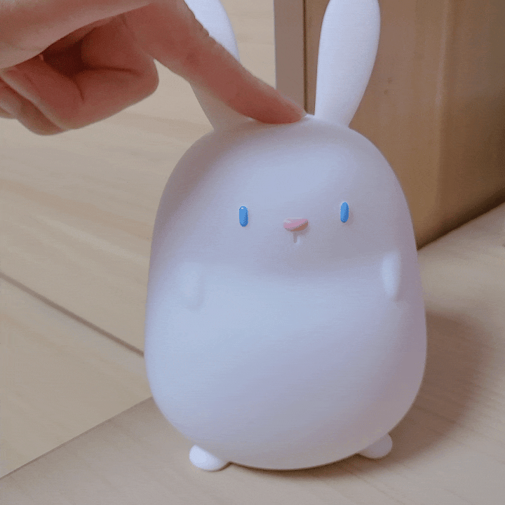 TIIOLAB(twolab) 투랩 귀여운 말랑토끼 LED 무드등 Soft Rabbit 수면등