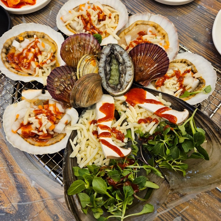 부산 해운대 청사포조개구이 맛집 이대호 단골집 도희네