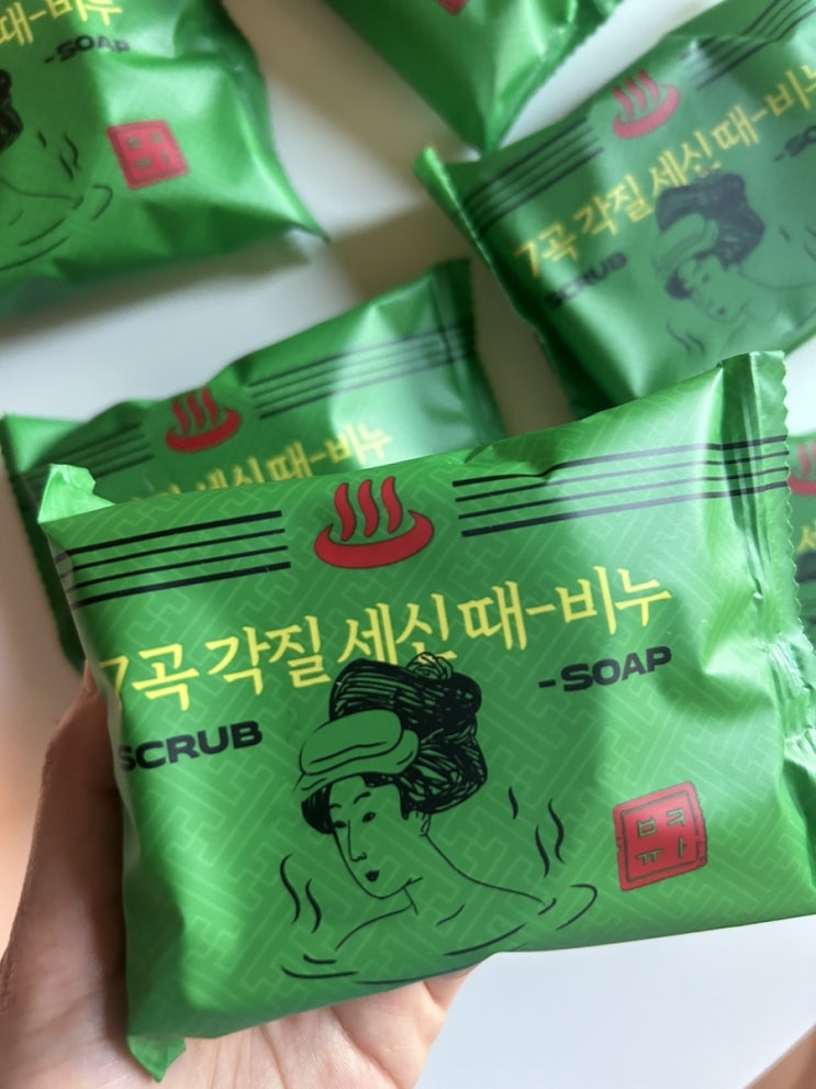 뷰카 때비누 천연 각질 세신 목욕 샤워 비누