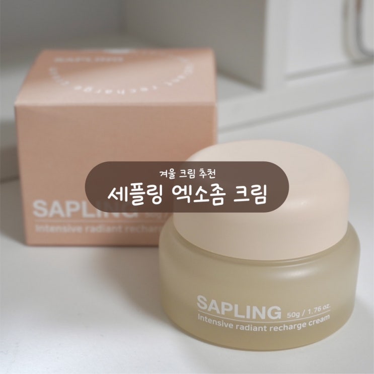 건성 겨울 크림 추천 촉촉한 광채 크림 세플링 엑소좀 크림 후기
