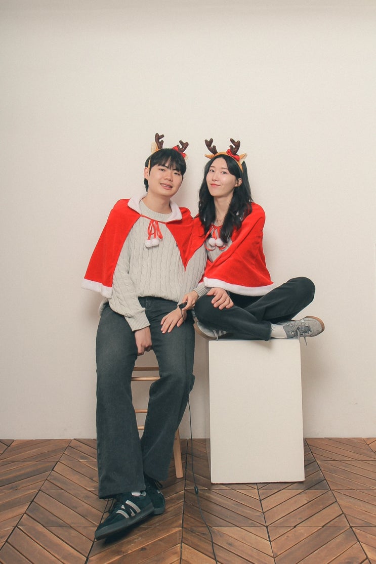 노원 셀프스튜디오 크리스마스컨셉 오늘우리사진관 추천