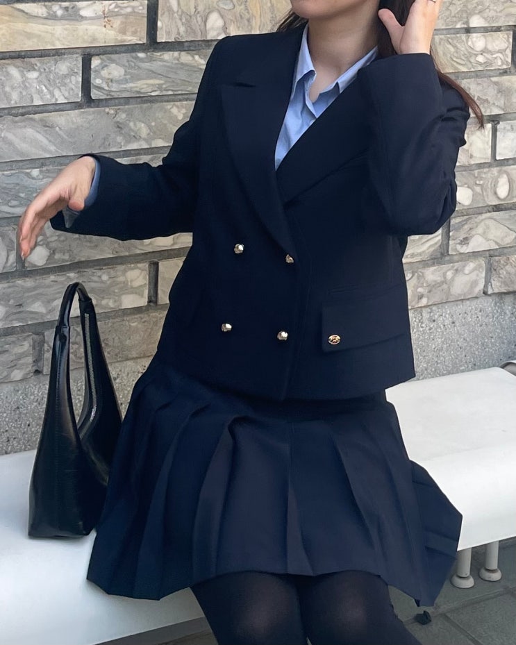 여성봄자켓 4월초 옷차림 샤를드로앙 데일리룩