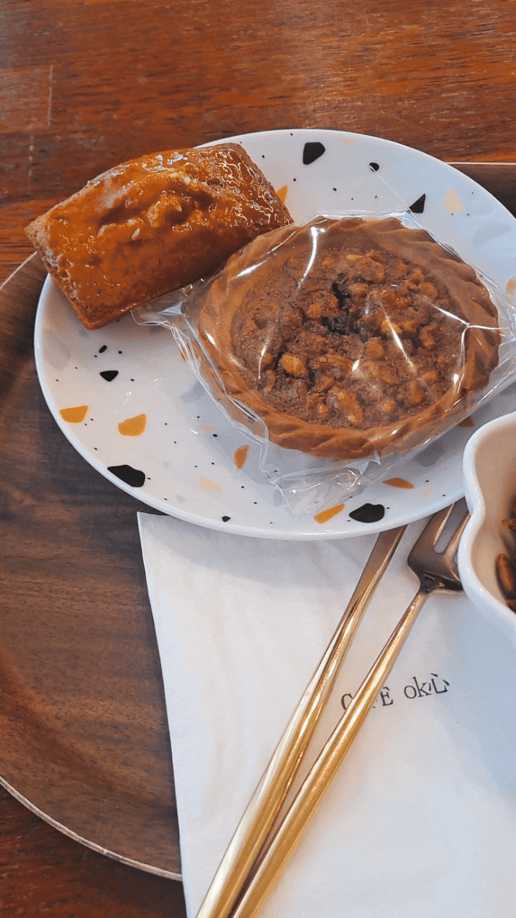 광양읍 카페 옥심 호두파이 맛집