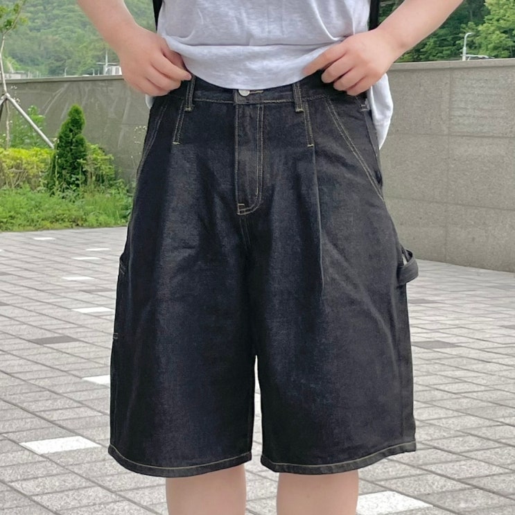 무신사 여자 버뮤다팬츠 코디 스탠다드에러 데님팬츠 추천
