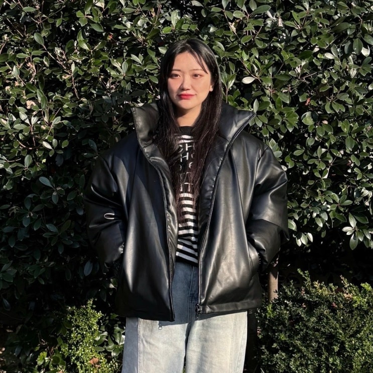 스탠다드에러 숏패딩 겨울 데일리룩 완성