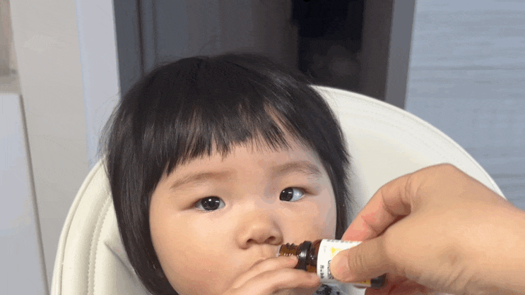 신생아비타민D 배배쓰담으로 해결