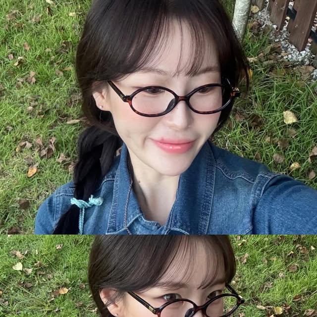 ES on Instagram: "#광고#모먼트어스#momentus 
안경 하나로 가을완성🍂🤎
완저니 긱시크 그 자체…✨"
