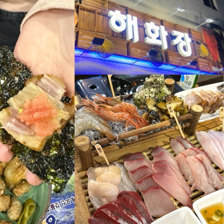 삼성역 회식장소&데이트 술집 추천 ! 배에서 먹는 컨셉<해화장> 숙성회로 맛있는 분위기 좋은 횟집