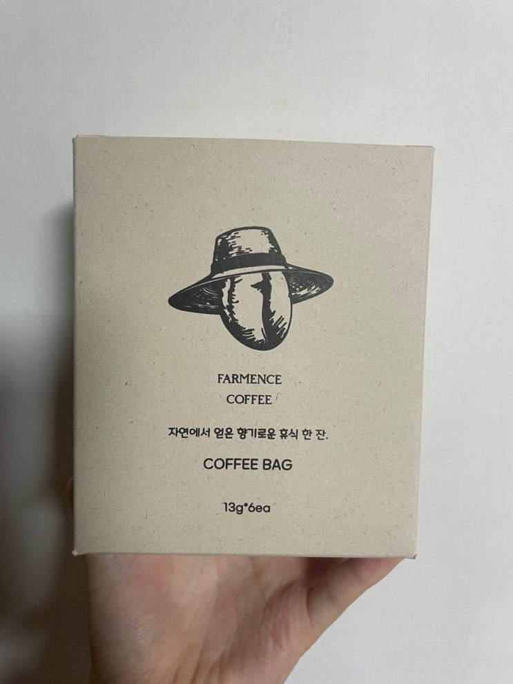[제품 리뷰] 파먼스커피 커피티백 후기