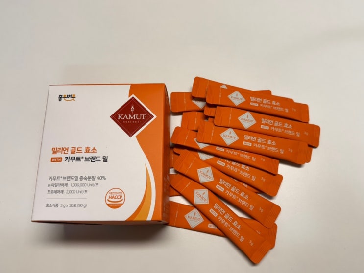 좋은버릇 100만 역가 수치 카무트효소