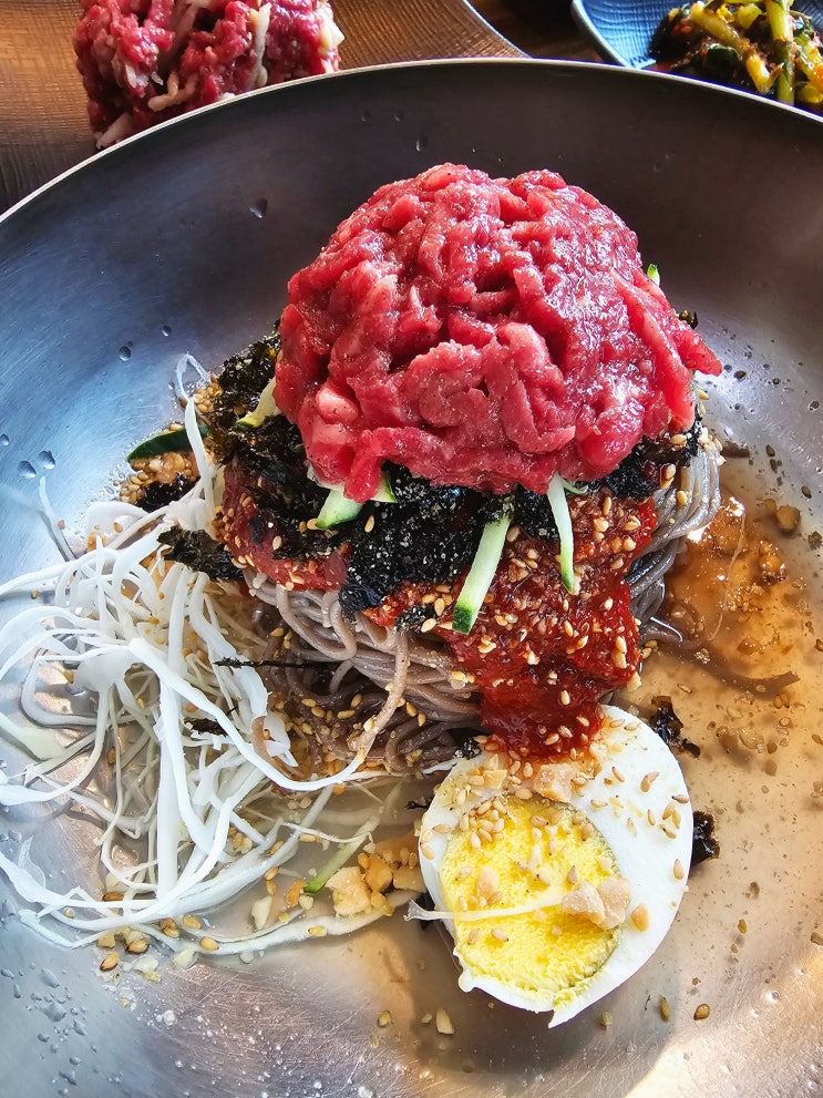 [횡성] 맛집 '조가네' 한우 육회 막국수