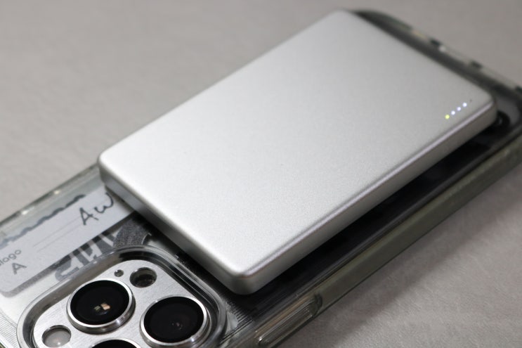 지니비 초미니 아이폰 맥세이프 보조배터리 5000mAh