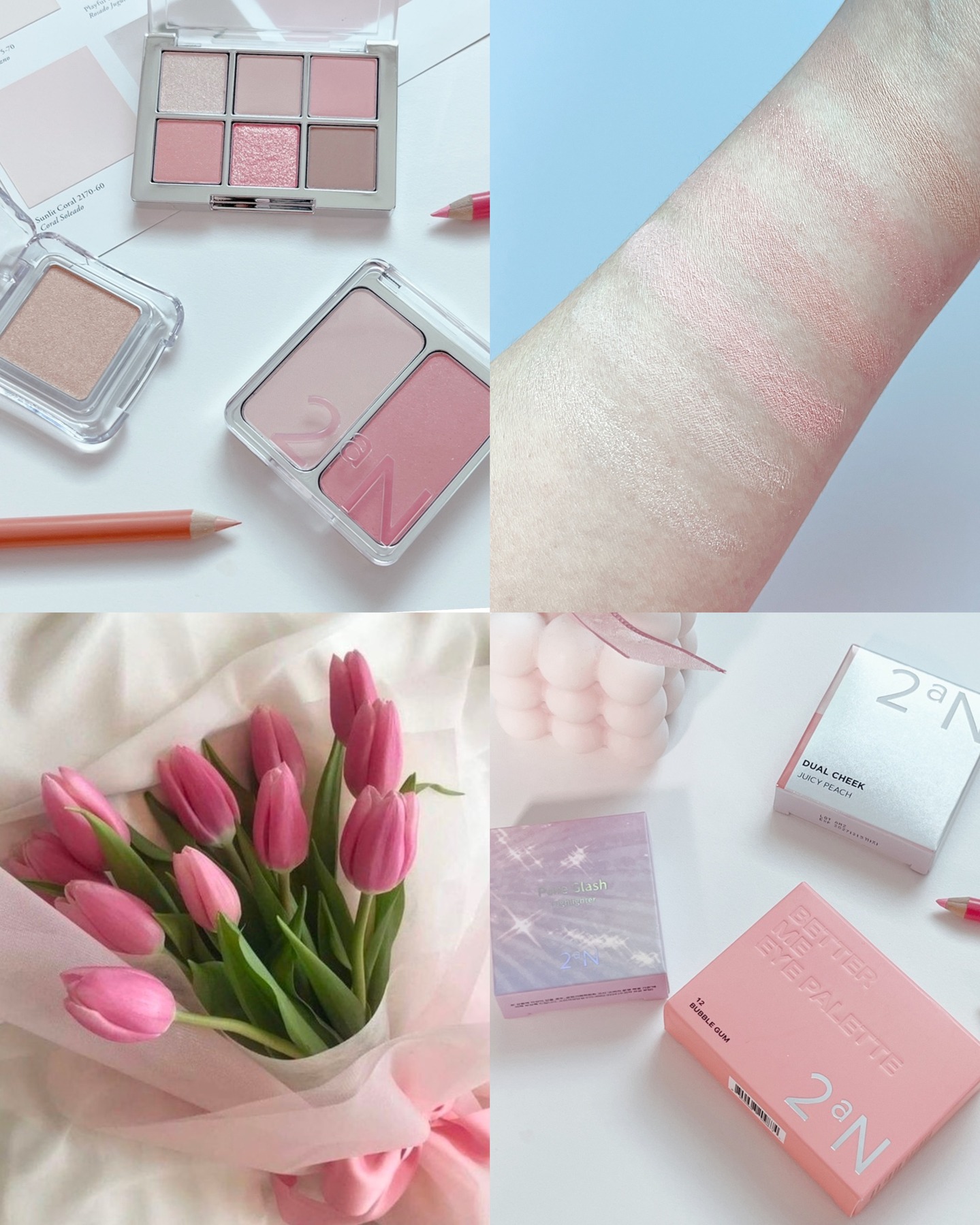 𝒩𝑜𝑒𝓁𝓁𝒶🕊️ on Instagram: "#광고
🌿봄을 연상시키는 투에이엔 신상 💕 
블루밍가든이라는 따뜻하고도 사랑스러운 컨셉으로 이 추운 겨울에 코덕들의 마음을 따스히 녹여버리는 기대감 가득한 컬렉션을 올리브영에서 만나보아요🫧🕊️

🌿얼마지나지않아 성큼 다가올 따뜻한 봄을 맞이하기위해, 미리 봄 메이크업을 준비해보아요 🌷

🌿패키지부터 봄 느낌 가득 한 투에이엔 아이팔레트 ✨ 색감 하나하나 넘 예쁘고 발색도 자연스럽게 잘되서 넘 맘에 들어요. 특히나 자연스러운 펄감이 아이메이크업을 더욱 화사하게 해줘요.

🌿습식 제형의 촉촉함이 피부에 투명하게 착 달라붙어 촉촉하면서도 맑은 광을 내주는 투에이엔 하이라이터✨ 봄의 정원을 떠오리게 해주는 컬러에요.

@2an_official

#광고#투에이엔#블루밍가든#올영추천#봄웜#봄웜라#듀얼치크#하이라이터#2aN #광고#투에이엔#블루밍가든#올영추천#봄웜#봄웜라#듀얼치크#하이라이터#2aN"