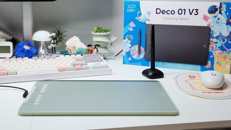 가성비좋은 디지털드로잉 펜타블렛 추천! 엑스피펜 신제품 Deco 01 V3 리뷰 #XPPen