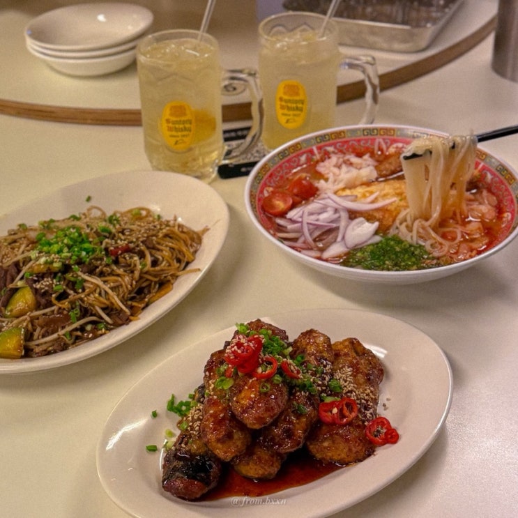 신사역 가로수길 맛집 모던아시안누들서비스 어향가지 추천