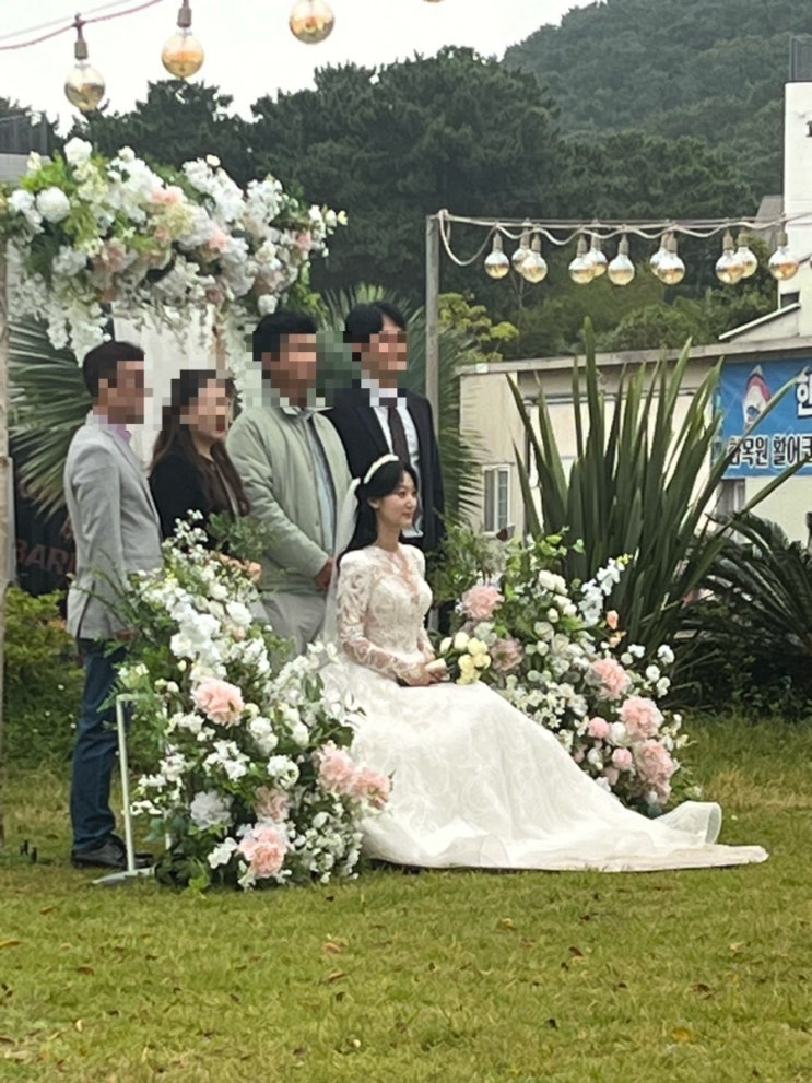 제주 화목원 야외 결혼식 하객 후기