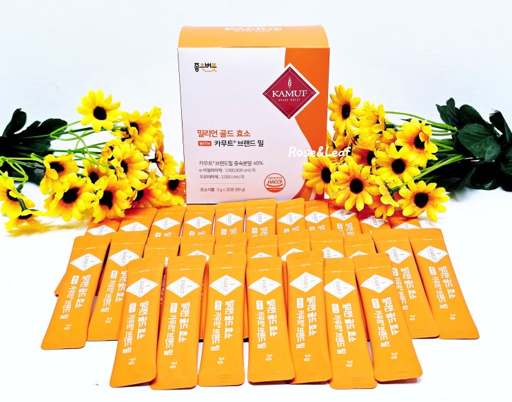 맛있는 밀리언 골드 효소 with 카무트® 브랜드 밀 카무트효소 효능