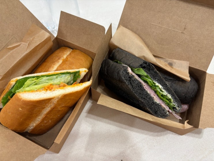 청담역 샌드위치 맛집 로드샌드위치 청담점에서 포장해서 먹은 후기