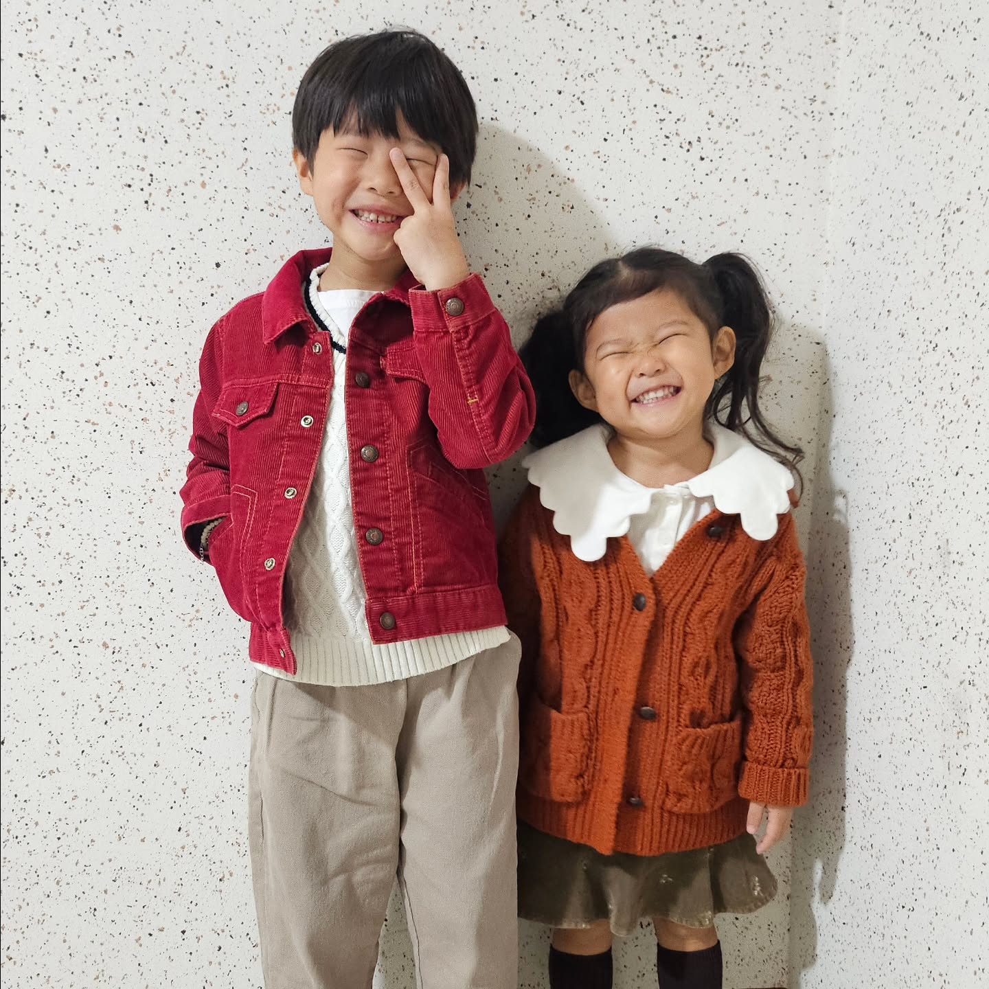 10월의 어느날 🍂🍁
#가을 #남매룩