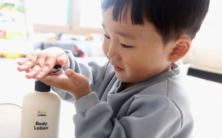 아기바디로션 베베드블랑 산뜻하고 촉촉해요