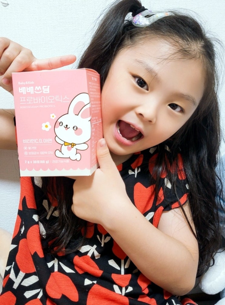 [어린이 유산균 / 키즈유산균]  우리아이 장건강 & 면연력엔 "위더스락 배배쓰담 프로바이오틱스" 초등학생 유산균 추천
