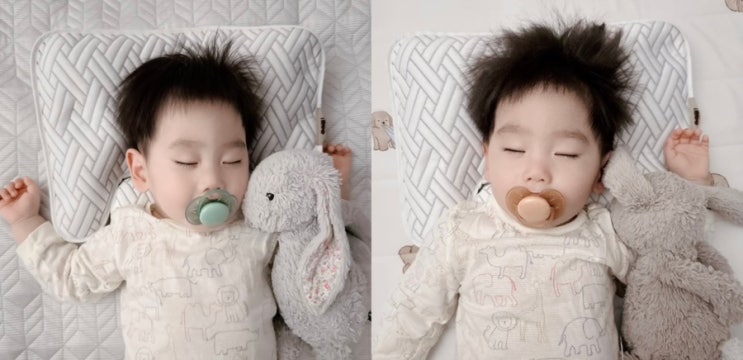 두상베개, 신생아베개, 출산선물 추천 아이누오 아기 여름베게 사용 후기!