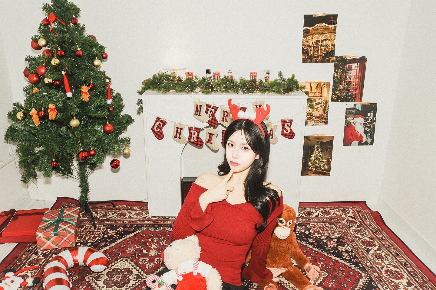 아쥬 따뜻한 크리스마스 ꔛ🤍☃️❄️🎄