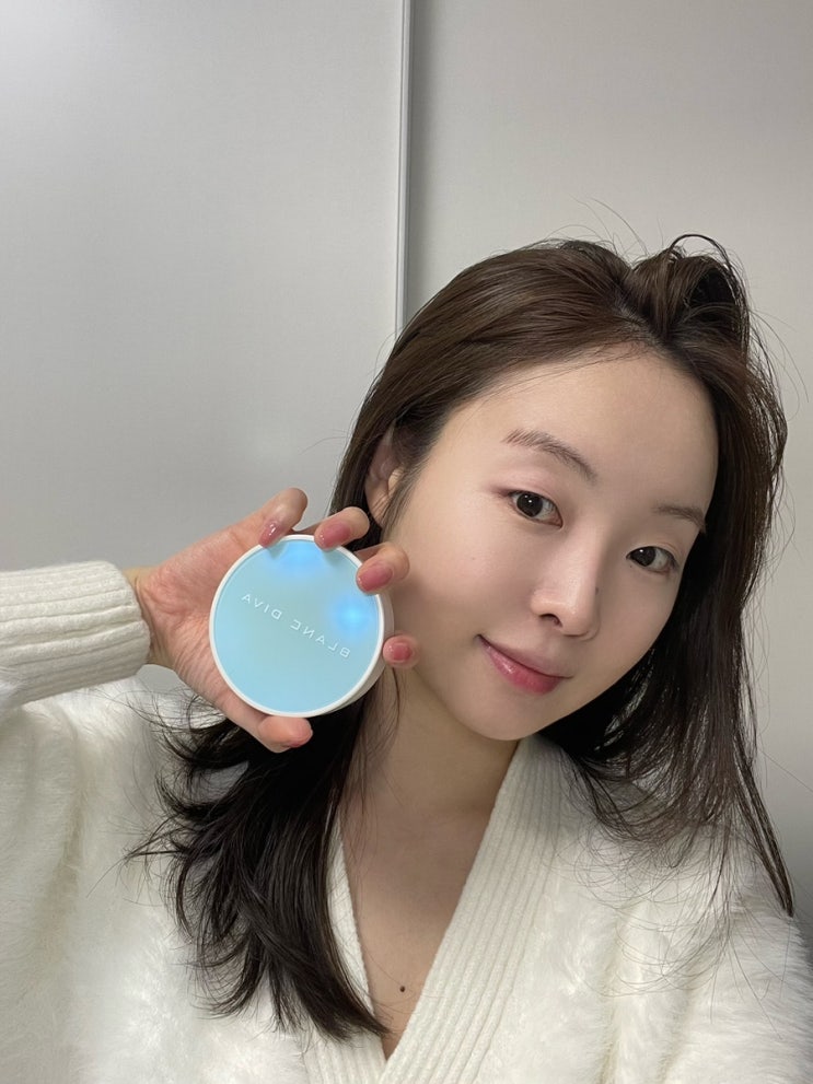 블랑디바 워터벨벳 쿠션, 올리브 영쿠션 1위 쿠션💖매끈 보송 쿠션 추천