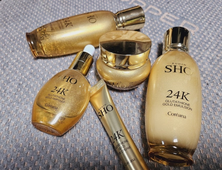 로댕쇼 24k 골드 즉각적인 피부변화를 원한다면 40대 50대 화장품 추천 찐후기