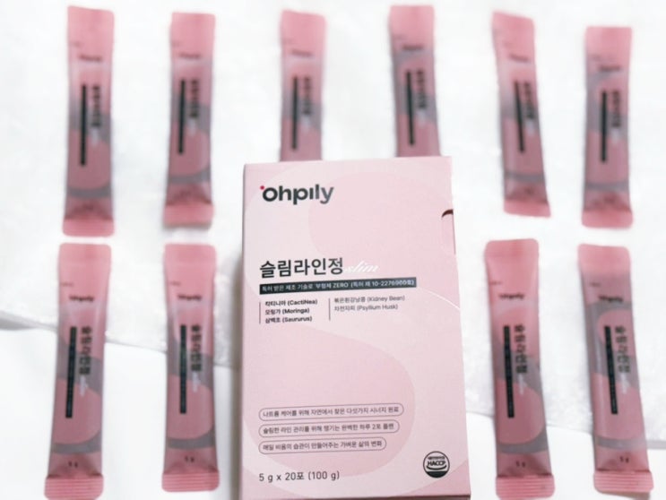 오필리 슬림라인정 자연원료 핑크스틱 다이어트