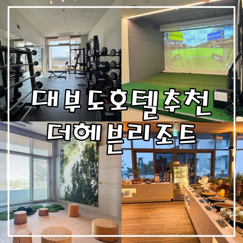 대부도 호텔 추천 더헤븐 리조트 가족 모두가 행복한 리조트